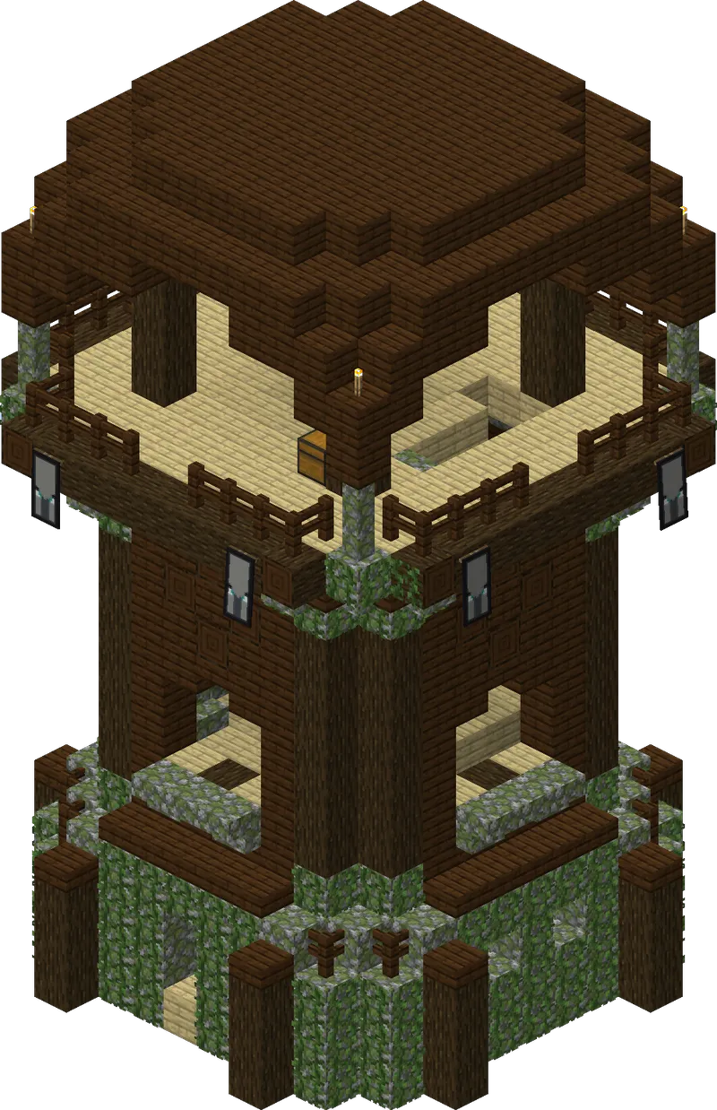 'Minecraft Pillager Outpost finder showing outpost tower locations on the SeedLander seed map
