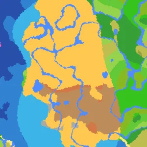The Ultimate Desert biome map