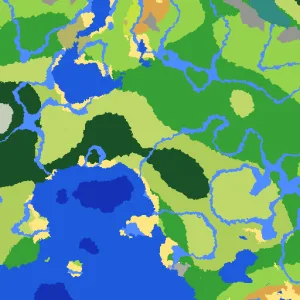Spawn on the Mansion biome map