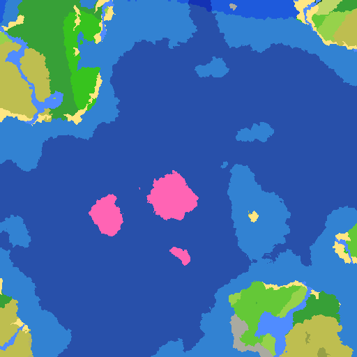 Mushroom Archipelago biome map