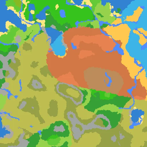 Triple Ancient City Badlands Spawn biome map