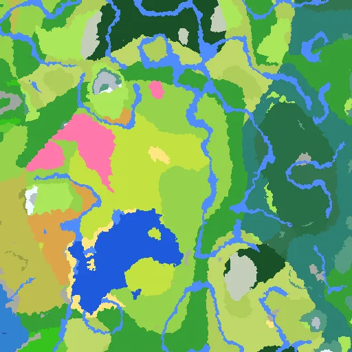Flat Plains Spawn with Buried Treasure and Ancient Cities biome map